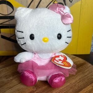 Hello Kitty Ballerina TY Plush 6” by Sarino